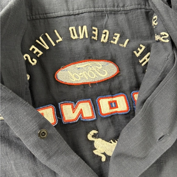 Lucky Brand Men’s 3XL Embroidered Short Sleeve Shirt - New without tag - Picture 8 of 8